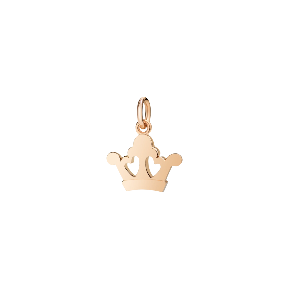 Pendentif Couronne Or Rose