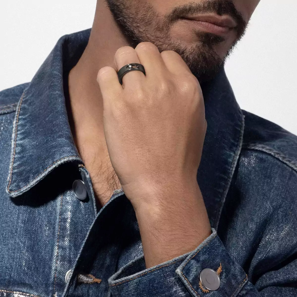 Bague Move Titanium anthracite