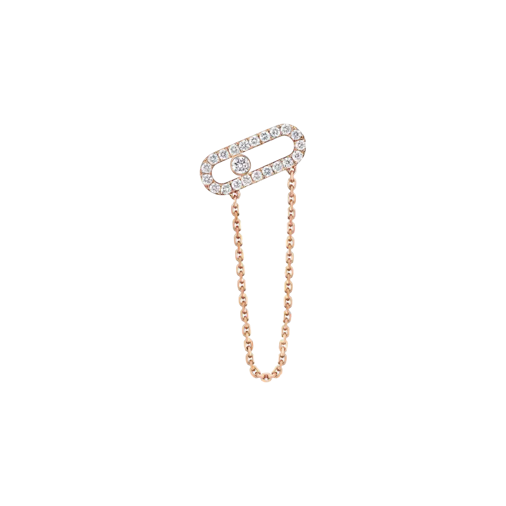 Mono boucle d'oreille chaîne Move Uno