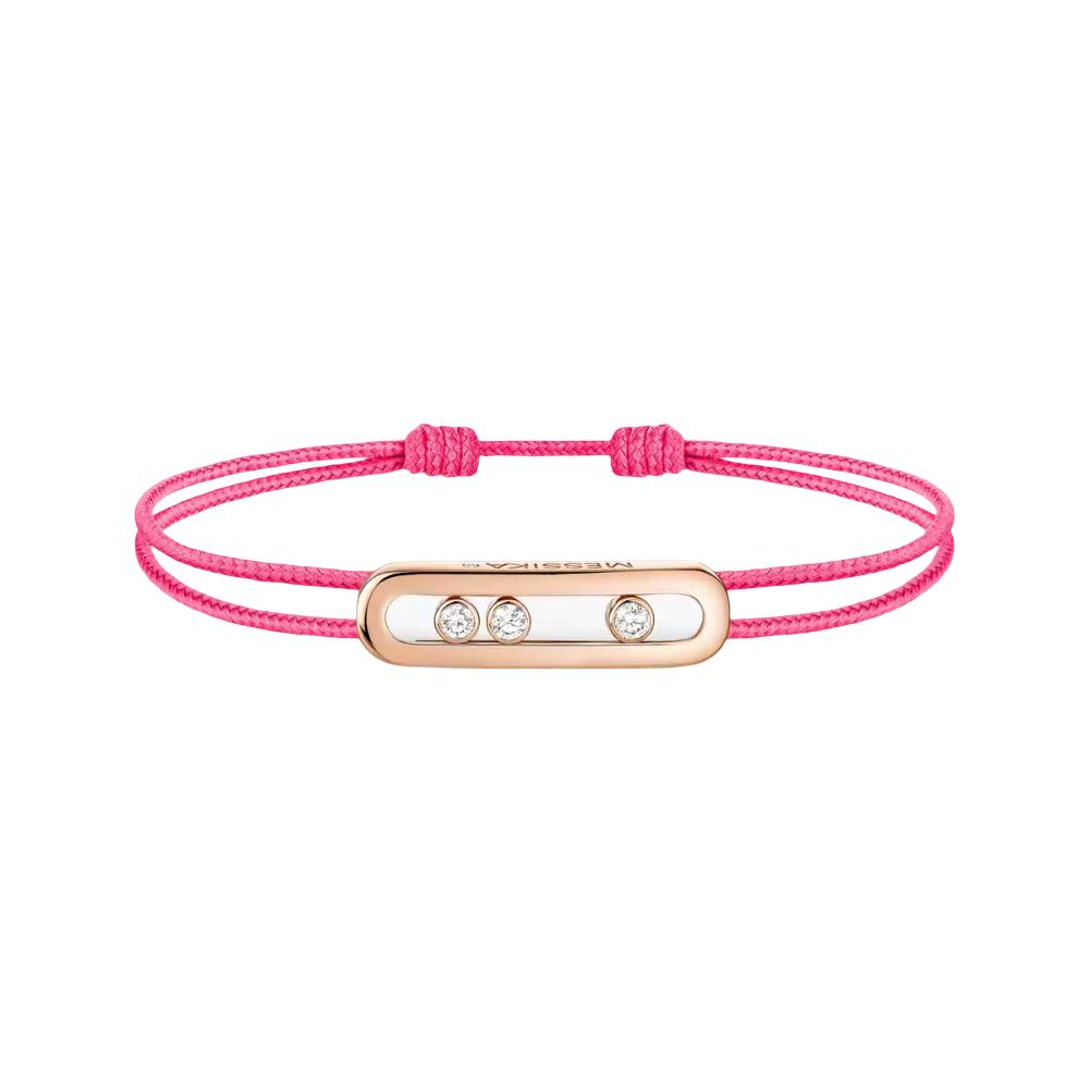 Bracelet cordon Messika Care(s) rose