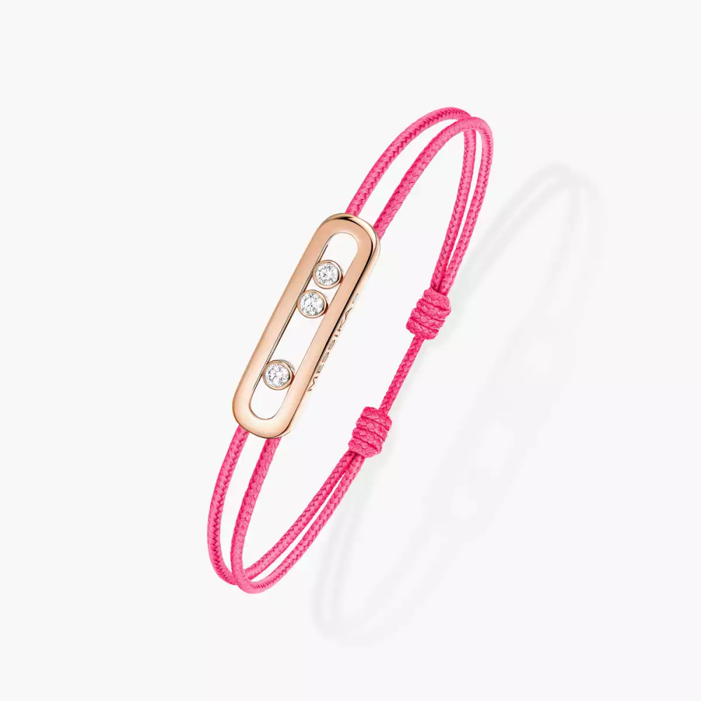 Bracelet cordon Messika Care(s) rose