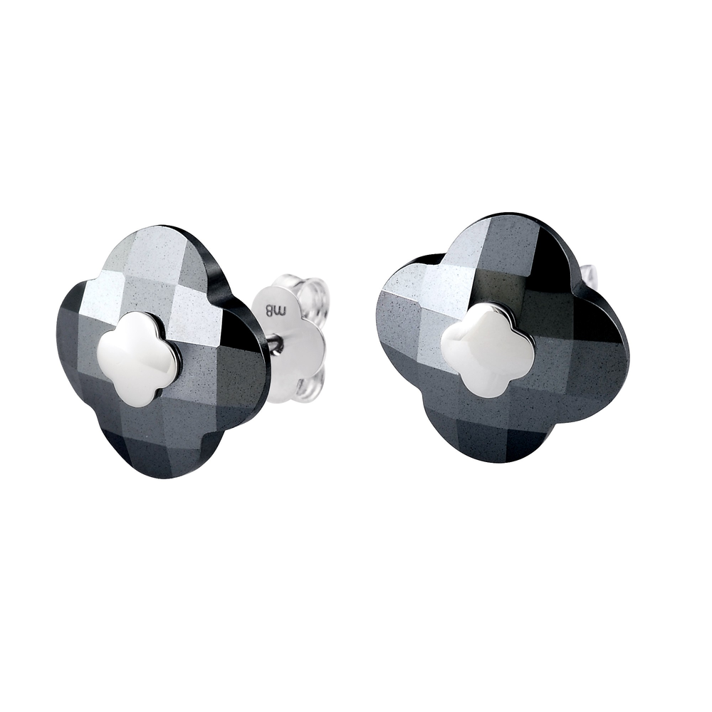 Puces, Hematite, Or Blanc