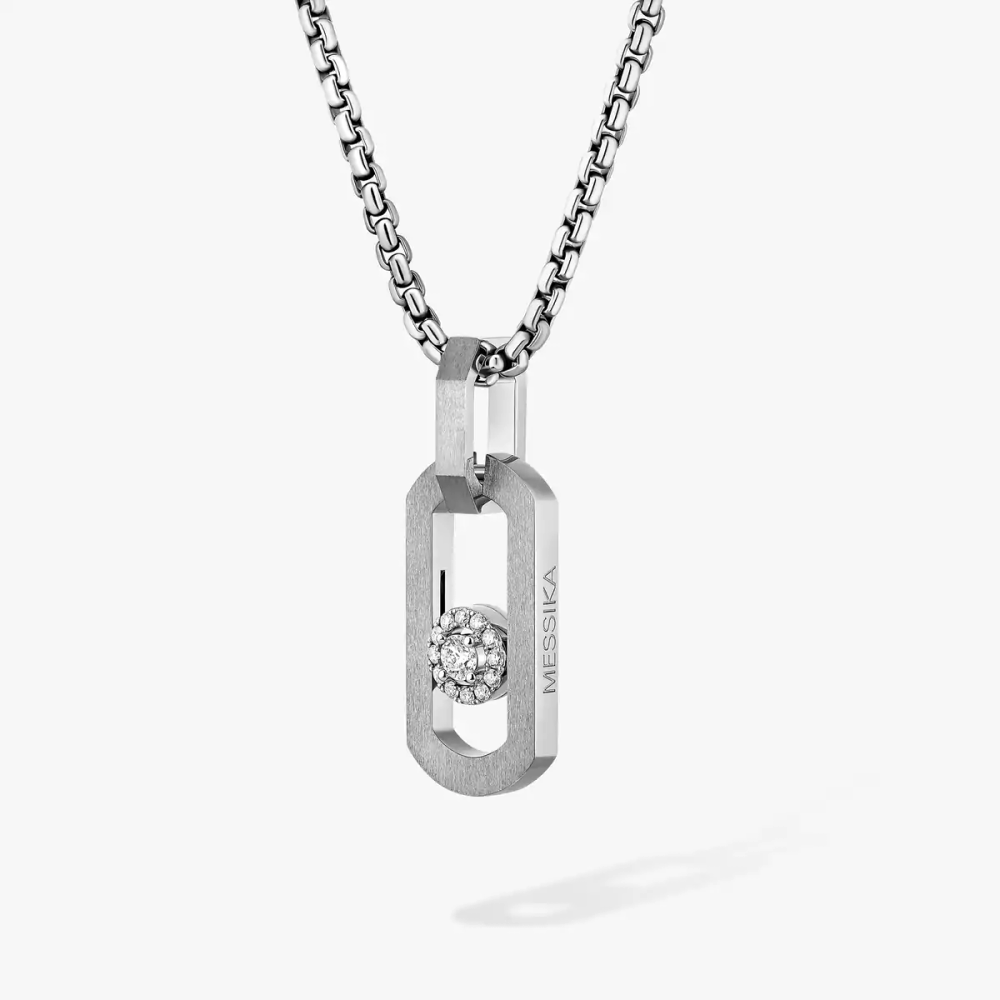 Collier pendentif So Move Collier pendentif diamant titane naturel So Move