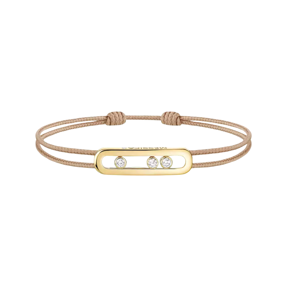 Bracelet cordon beige Messika Care(s)