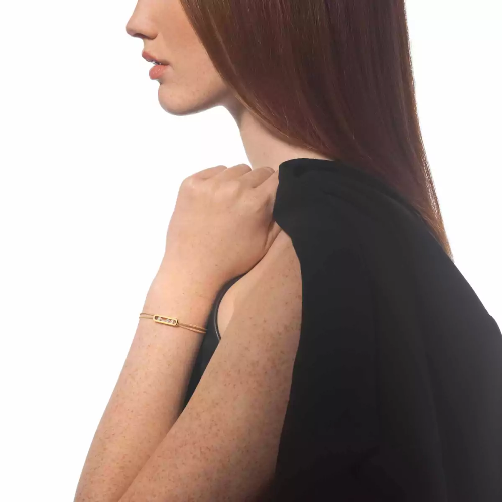 Bracelet cordon beige Messika Care(s)