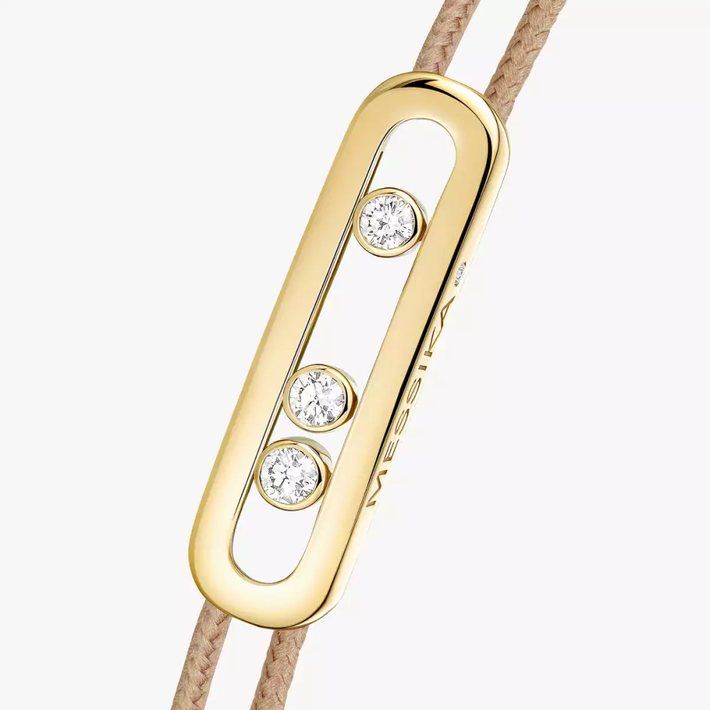Bracelet cordon beige Messika Care(s)