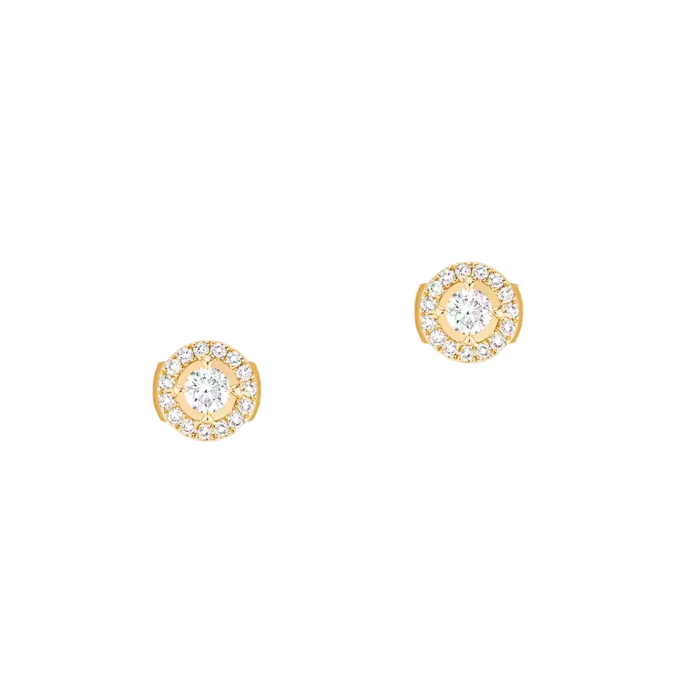 Boucles d'oreilles Joy taille brillant, petit modèle