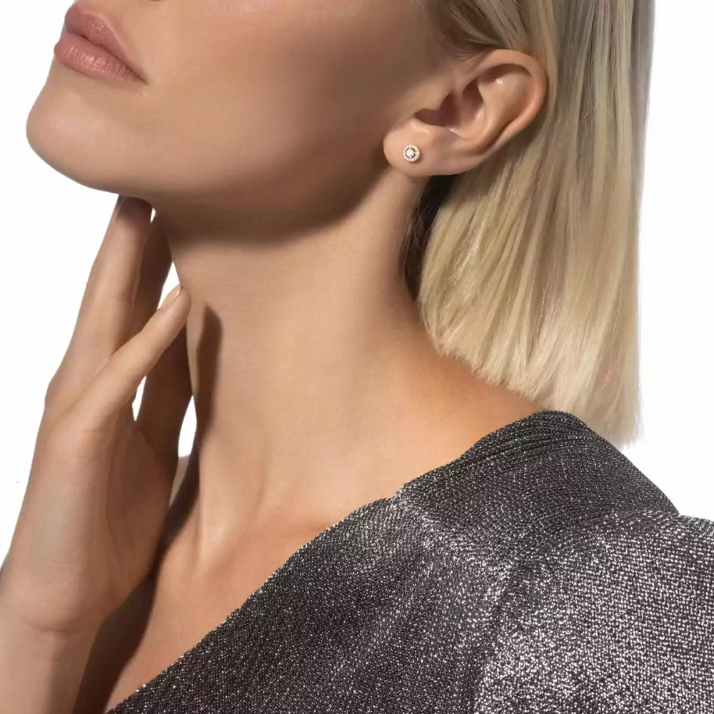 Boucles d'oreilles Joy taille brillant, petit modèle