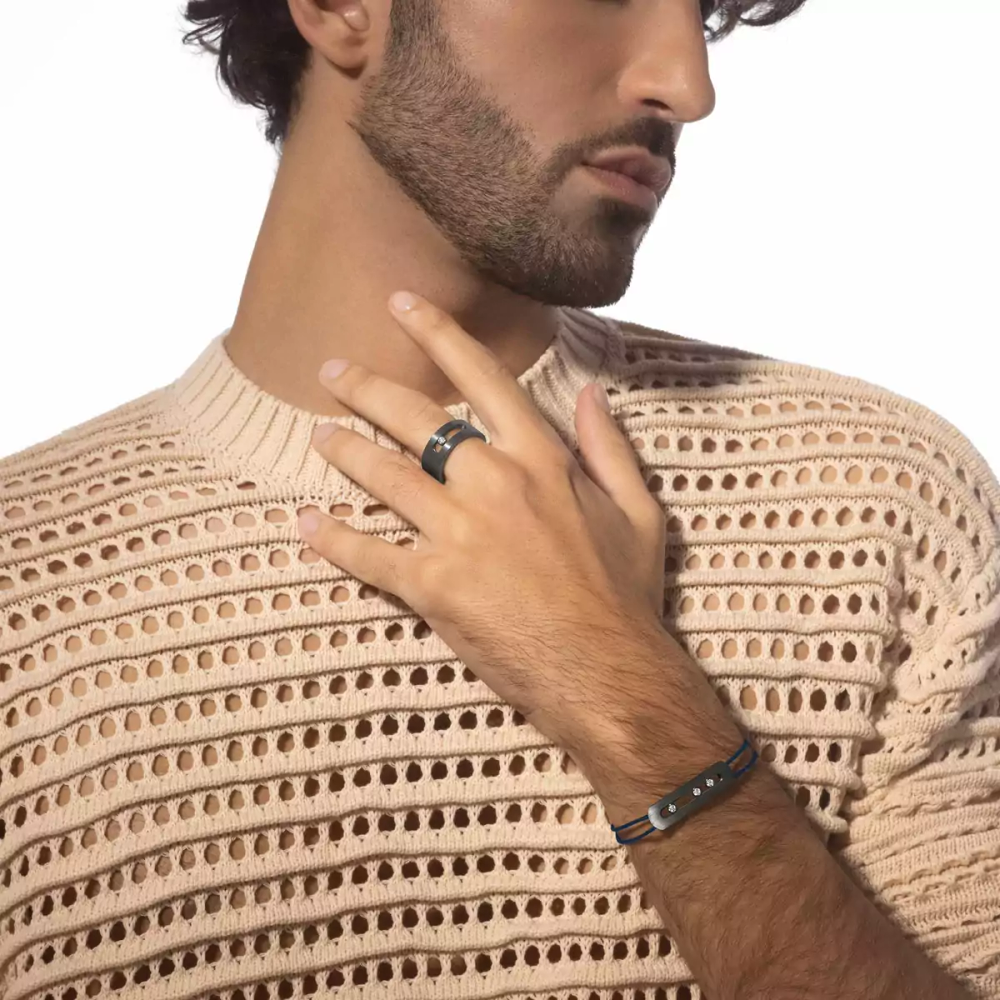 Bracelet cordon Move Titanium