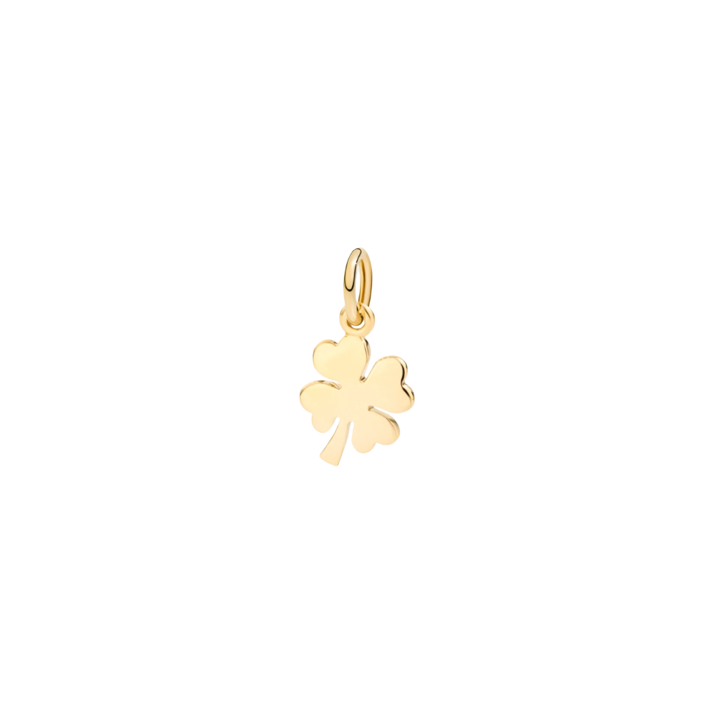 Pendentif Trèfle À Quatre Feuilles Or Jaune