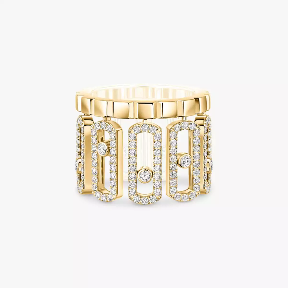 Bague pavée Move Iconica
