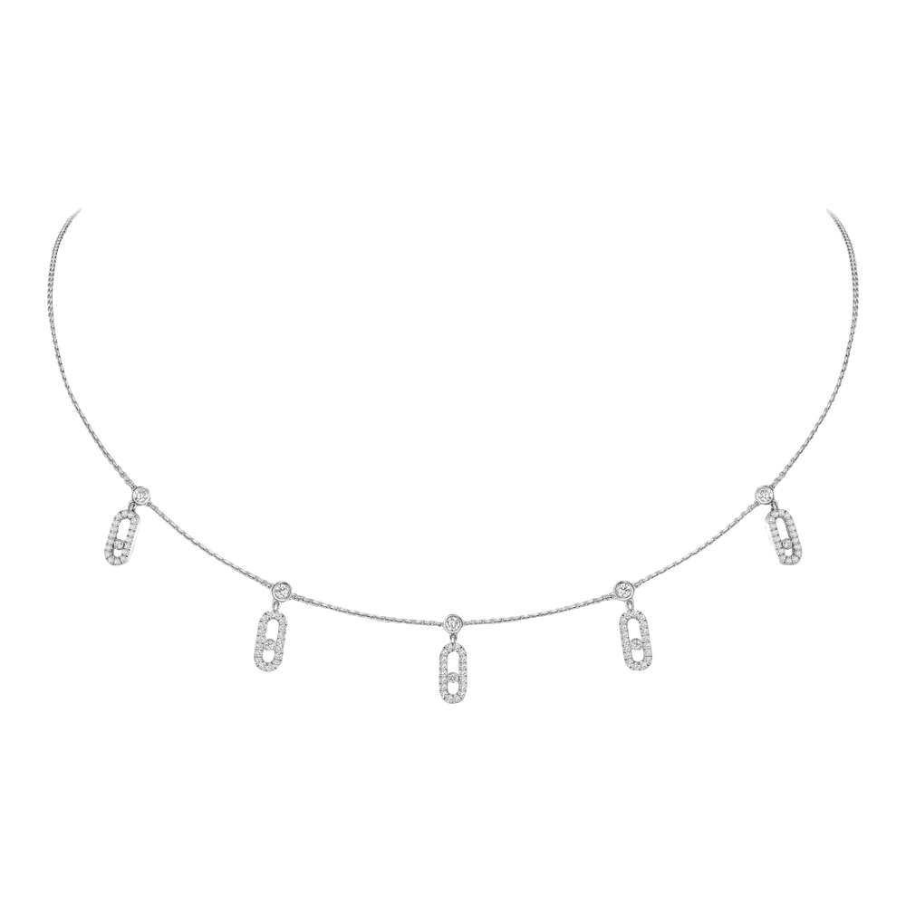 Collier choker Move Uno pavé
