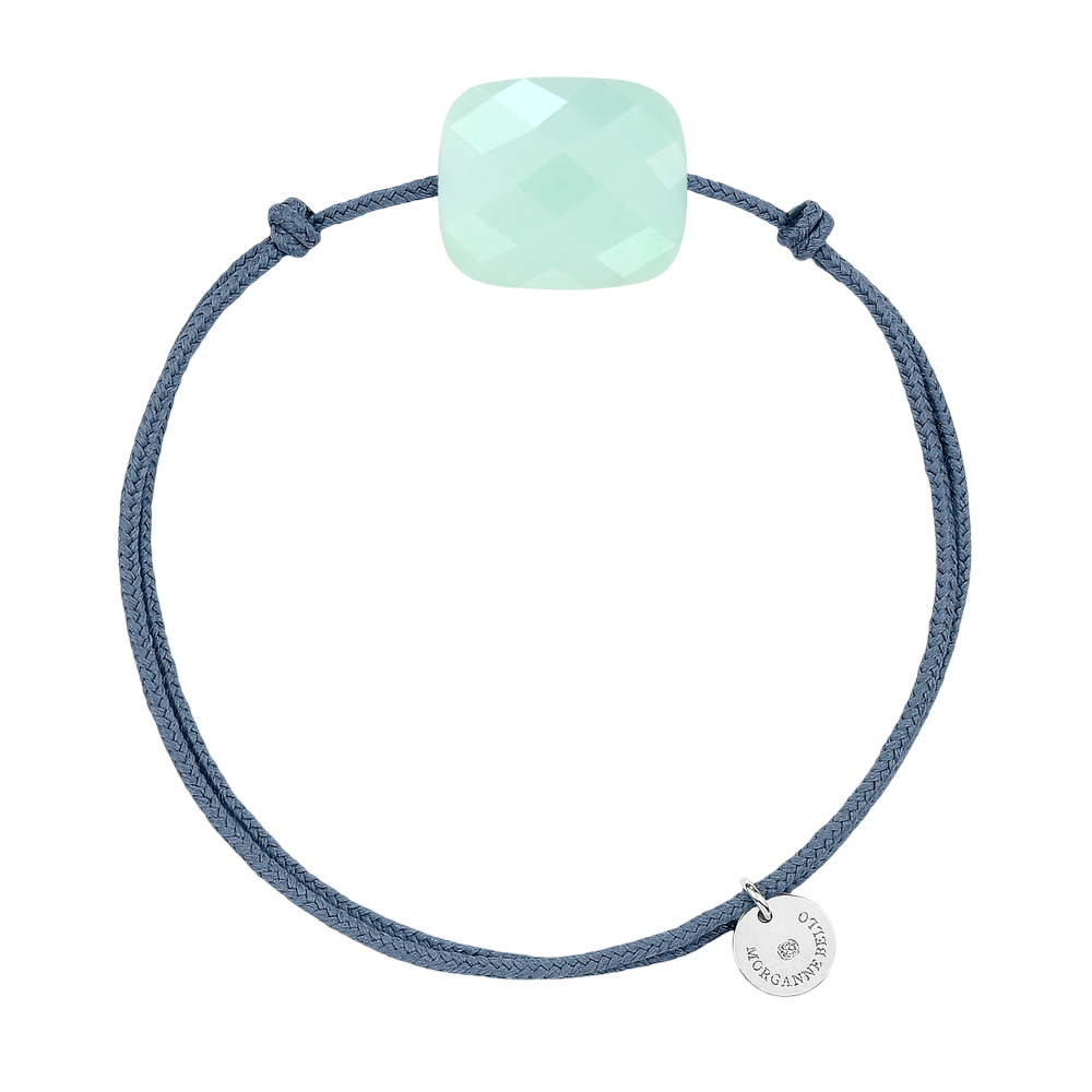 Bracelet, Chrysoprase Menthe, Cordon Bleu Jean