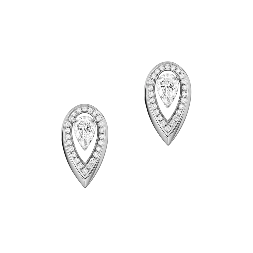 Boucles d'oreilles Fiery 0,25ct Boucles d'oreilles Diamant Or Blanc